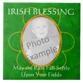 Irish Blessing-Photo Lijst-May the Rain Herfst Sof Tegeltje (Voorkant)