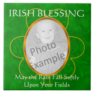 Irish Blessing-Photo Lijst-May the Rain Herfst Sof Tegeltje