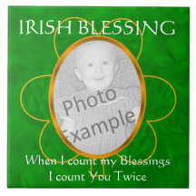 Irish Blessing-Photo Lijst-"Wanneer ik mijn naad t