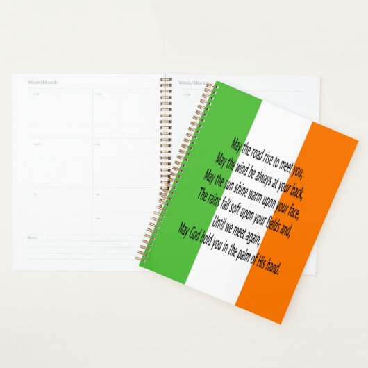 Irish Blessing Planner (Display)