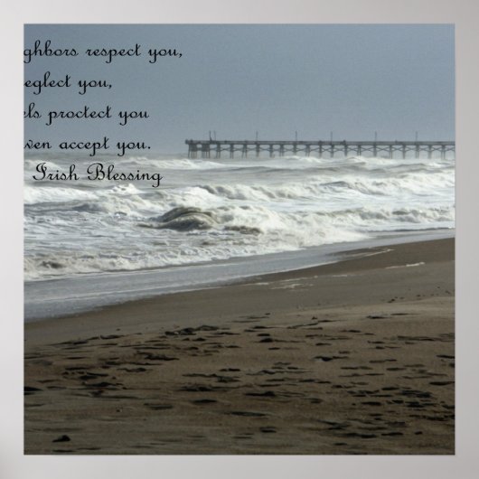 Irish Blessing Poster (Voorkant)