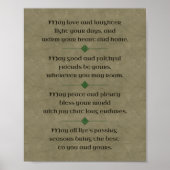 Irish Blessing Poster (Voorkant)