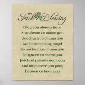 Irish Blessing Poster (Voorkant)