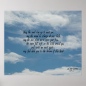 Irish Blessing Poster (Voorkant)