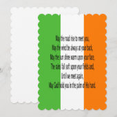 Irish Blessing Prayer Feestdagenkaart (Voorkant / Achterkant)