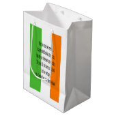 Irish Blessing Prayer Medium Cadeauzakje (Voorkant Gekanteld)