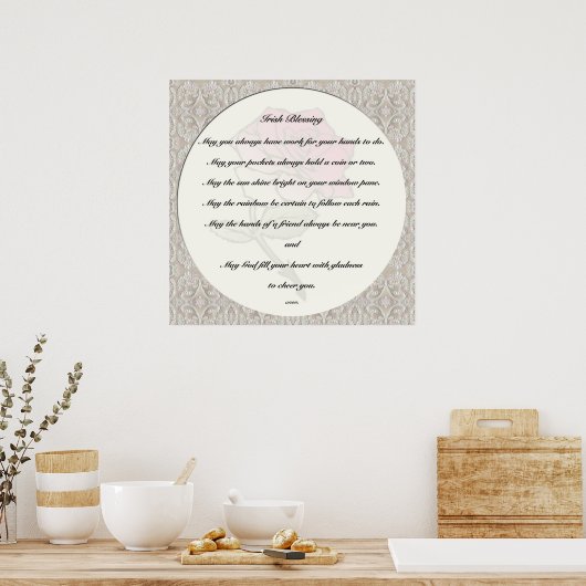 Irish Blessing Print (Keuken)