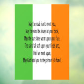 Irish Blessing Raamsticker (Vel 3)