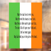 Irish Blessing Raamsticker (Vel 2)