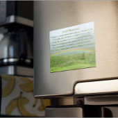 Irish Blessing Rainbow Photo Magnetic Kaart