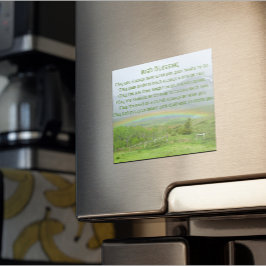 Irish Blessing Rainbow Photo Magnetic Kaart