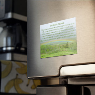 Irish Blessing Rainbow Photo Magnetic Kaart
