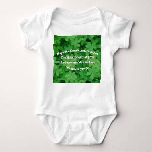 Irish Blessing Romper (Voorkant)