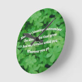 Irish Blessing Ronde Klok (Hoek)