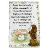 Irish Blessing Saint Patricks Day Medium Cadeauzakje (Achterkant)