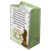 Irish Blessing Saint Patricks Day Medium Cadeauzakje (Achterkant Gekanteld)