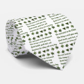 Irish Blessing Shamrock2 Stropdas (Opgerold)