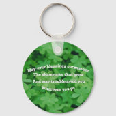 Irish Blessing Sleutelhanger (Voorkant)
