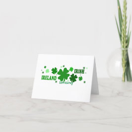 Irish Blessing St. Patrick's Day Kaart