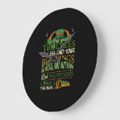 Irish Blessing St Patricks Day Leprechaun Rainbow Grote Klok (Hoek)