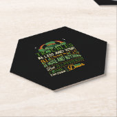 Irish Blessing St Patricks Day Leprechaun Rainbow Kartonnen Onderzetters (Schuin)