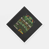 Irish Blessing St Patricks Day Leprechaun Rainbow Servet (Hoek)