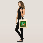 IRISH BLESSING St Patrick's Day Shamrock Tote Bag (Voorkant (model))