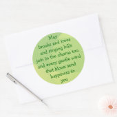 Irish Blessing stickers (Envelop)