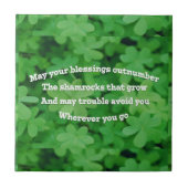 Irish Blessing Tegeltje (Voorkant)