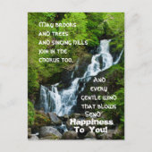 Irish Blessing Torc Waterfall Ireland Briefkaart (Voorkant)