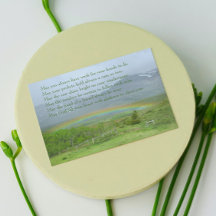 Irish Blessing Valley Rainbow Photo Blank