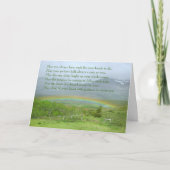 Irish Blessing Valley Rainbow Photo Blank Kaart (Voorkant)