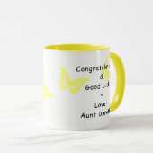 Irish Blessing: vleugels van een vlinder Mok (Voorkant rechts)