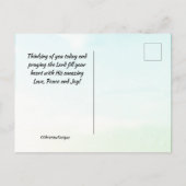 Irish Blessing, Warmth in Your Home Briefkaart (Achterkant)