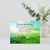 Irish Blessing, Warmth in Your Home Briefkaart (Staand voorkant)