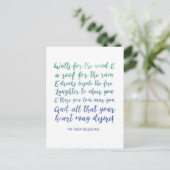 Irish Blessing Waterverf Typography Briefkaart (Staand voorkant)