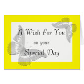 Irish Blessing: Wings of a Butterfly Kaart (Voorkant Horizontaal)