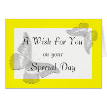 Irish Blessing: Wings of a Butterfly Kaart