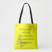 Irish Blessing: Wings of a Butterfly Tote Bag (Voorkant)