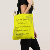 Irish Blessing: Wings of a Butterfly Tote Bag (Dichtbij)