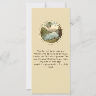 Irish Blessing with Vintage Lake in Ierland