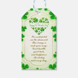 Irish blessings and shamrocks are symbols of luck cadeaulabel