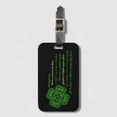 Irish Blessings Bagagelabel (Voorkant (verticaal))