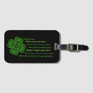 Irish Blessings Bagagelabel