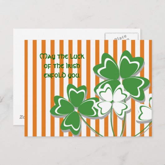 Irish Blessings Briefkaarten (Voorkant / Achterkant)