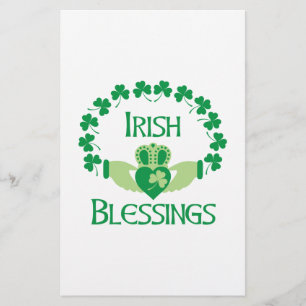 Irish Blessings Briefpapier