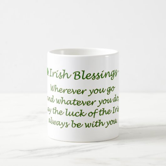 Irish Blessings - Coffee Mok (Center)