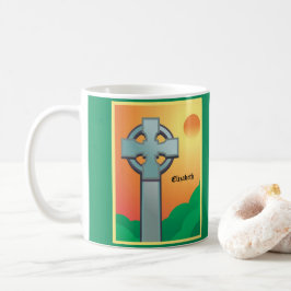 Irish Blessings Cross gepersonaliseerd Koffiemok