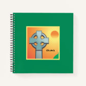 Irish Blessings Cross gepersonaliseerd Notitieboek (Voorkant)