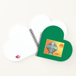 Irish Blessings Cross gepersonaliseerd Notitieboek